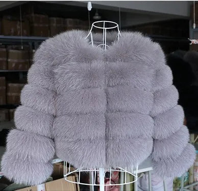 Elegant Short Length Artificial Fur Jacket for Women to Stay Cozy and Stylish During Cold Weather Days
