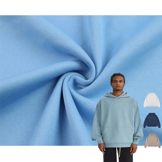 Wholesale ZM014 Winter Hoodie 300gsm Double Side 100% Polyester Plain Dyed Polar Shirt Fleece Fabric for Outdoor Use for Girls