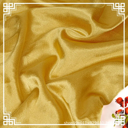 Crystal Satin Shinny Silk Fabric for Women's Stage Baseball Dress Fabric