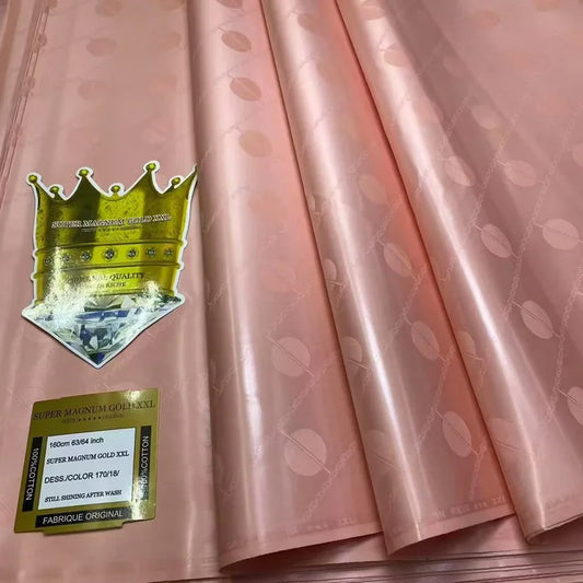 African Wholesale Printing Shiny Waterproof Scented Embroidery Smooth Feeling 100% Cotton Bazin Riche Fabric for Male Cloth