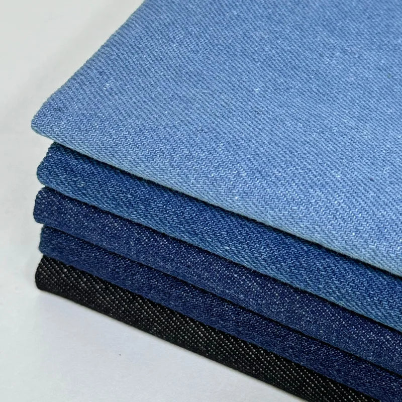 High Quality 15.3oz Stretchy Combed Yarn Denim Fabric for Men's Kids' Jeans Pants Dobby Woven Technics for Curtain Cover Boys