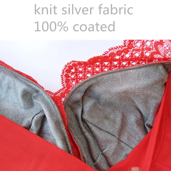 100% Silver Fiber Emf Knitted Fabric AntiBacterial Underwear Lining Anti Radiation Cloth EMF Protection Clothing for Healthy