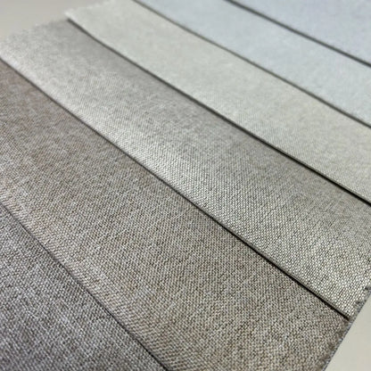 Low Price 100% Blackout Curtain Fabric Composite Linen Look Black Out Fabric for Curtains and Drapes