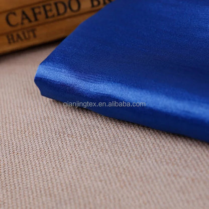 Shiny Satin Slub Dupion Fabric 100% Polyester Quick Shipping 96 Colors in Stock for Girls' Long Dresses and Curtains