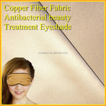 Antimicrobial Antibacterial Cu Ion Infused Fabric for Beauty Care Eyeshade Eye Mask