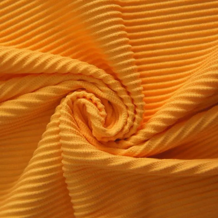 Matte 4 Way Stretch Spandex Nylon Ribbed Bikini Fabric Textured