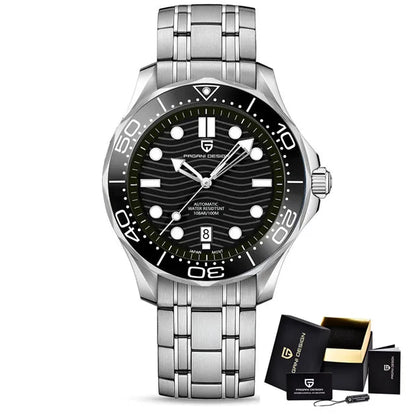 2022 PAGANI DESIGN 007 Men Luxury Mechanical Watches Sapphire Crystal 200M Diver Waterproof Sports NH35A Watch Montre Homme 1685