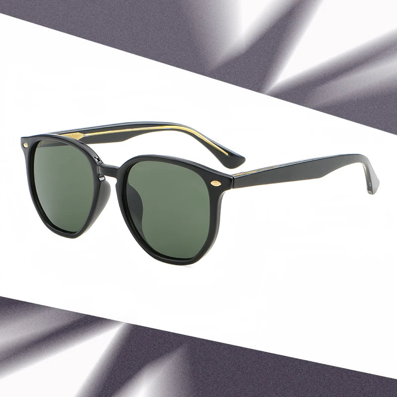 HBK Stylish Retro Square Sunglasses UV400 PC Frame Comfortable Fashionable Sun Glasses for Men Women Outdoor Travel Activities