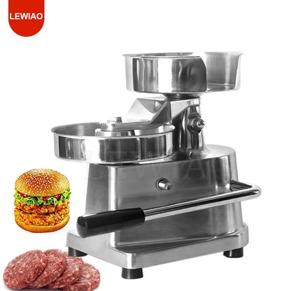 Hamburger Press 100-150mm Commercial Manual Round Meat Shaping Kitchen Machine Home Forming Burger Patty Maker
