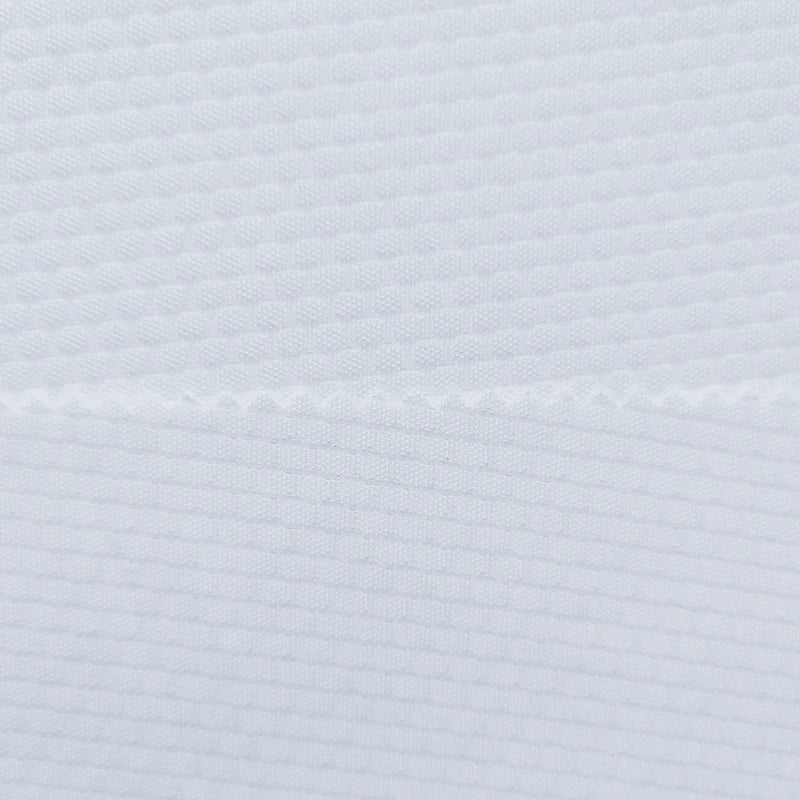 Navy 100 Polyester Honeycomb Mesh Football Jersey Knitted Fabric