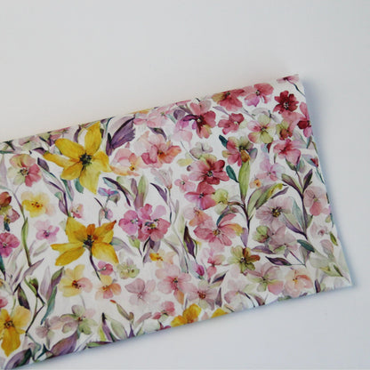 No Moq Custom Digital Print Liberty Cotton Tana Lawn Fabric With Floral Designs 100% Organic Fabric for Clothing