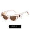 95306 New Shades Cateye Big Sun Glasses Women Sun Shades Eyewear 2022 Trendy Fashion Multicolor Oversize Sunglasses