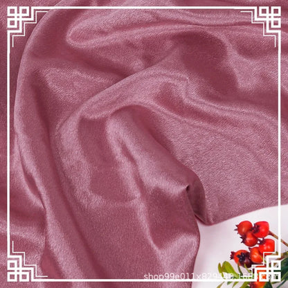 Crystal Satin Shinny Silk Fabric for Women's Stage Baseball Dress Fabric