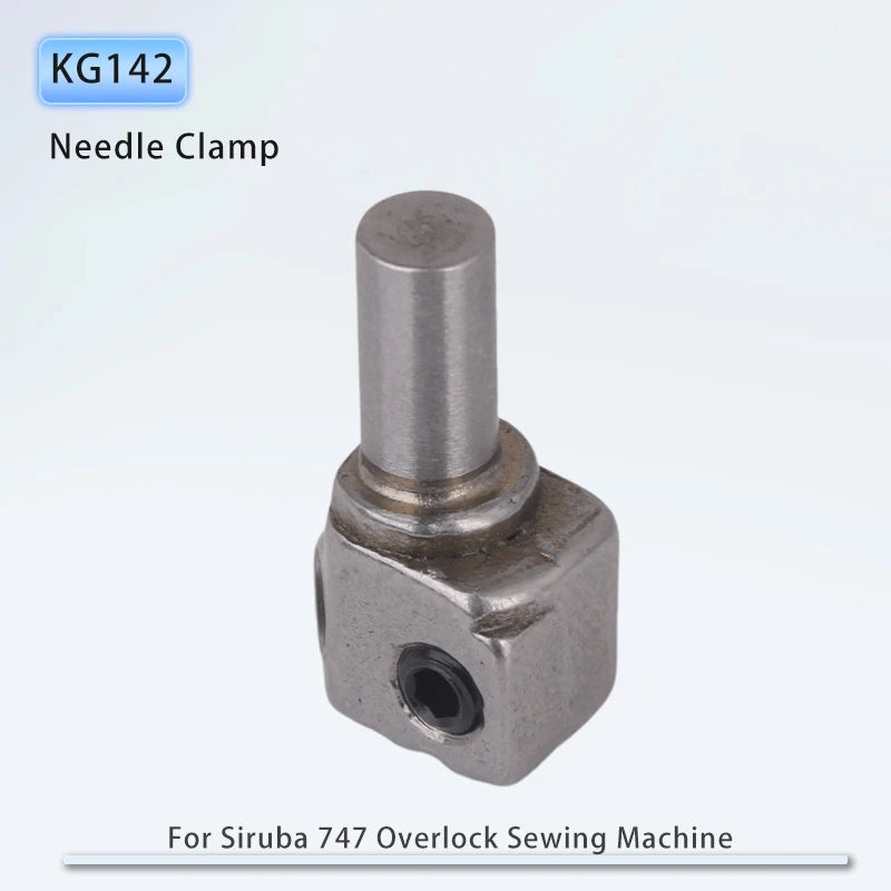 KG142 Needle Clamp for Siruba 747 Overlock Sewing Machine Accessories 4 Thread 700F Parts Gauge Set