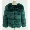 Elegant Short Length Artificial Fur Jacket for Women to Stay Cozy and Stylish During Cold Weather Days