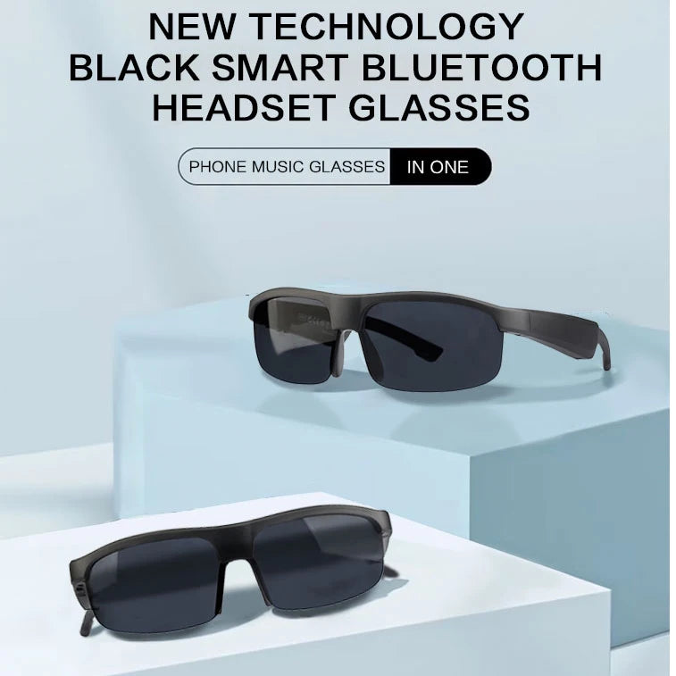 G02 Smart  Glasses Anti-UV Lightweight 36.9g BT Call Music Stereo UV400 Polarized Lens BT5.3 Smart Glasses 2025