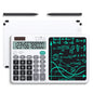 Smart Drawing 12-Digit Scientific Calculator LCD Writing Pad Factory Office School Tool for Promotions Button Battery Operated
