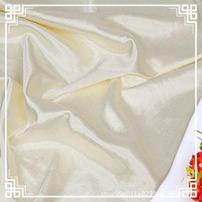 Crystal Satin Shinny Silk Fabric for Women's Stage Baseball Dress Fabric