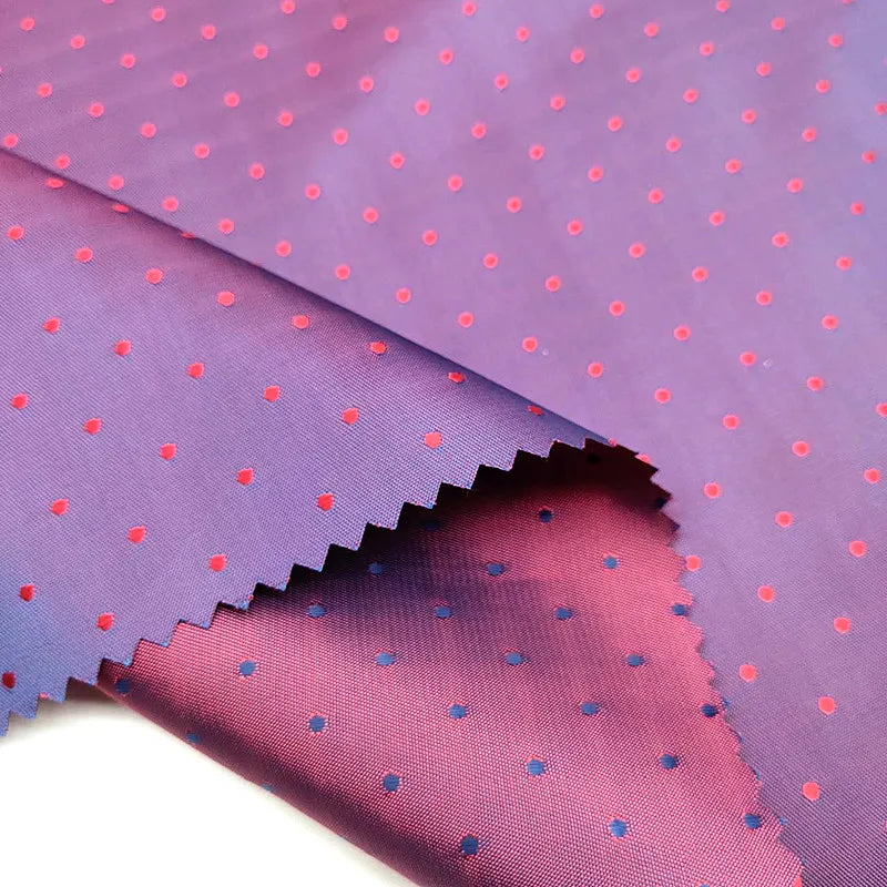 Factory Directly Sale Polyester Viscose Dot Jacquard Brocade Lining Fabric for Coat Jacket and Suit