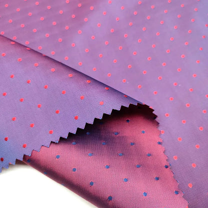 Factory Directly Sale Polyester Viscose Dot Jacquard Brocade Lining Fabric for Coat Jacket and Suit