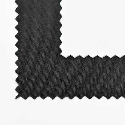Factory Direct Sales Composite Special High-Elastic Black Polyester Ammonia Air Layer Garment Fabric