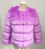 Elegant Short Length Artificial Fur Jacket for Women to Stay Cozy and Stylish During Cold Weather Days