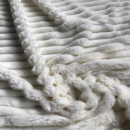 High Quality 100% Polyester Knit Corduroy Fabric