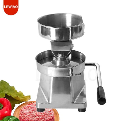 Hamburger Press 100-150mm Commercial Manual Round Meat Shaping Kitchen Machine Home Forming Burger Patty Maker