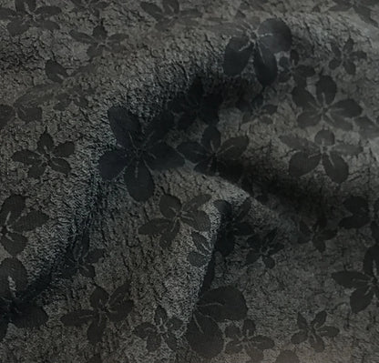 Factory Direct Wholesale 100% Polyester Custom Jacquard Fabrics Three Dimensional Floral Pattern Embossed Jacquard Dress Fabrics
