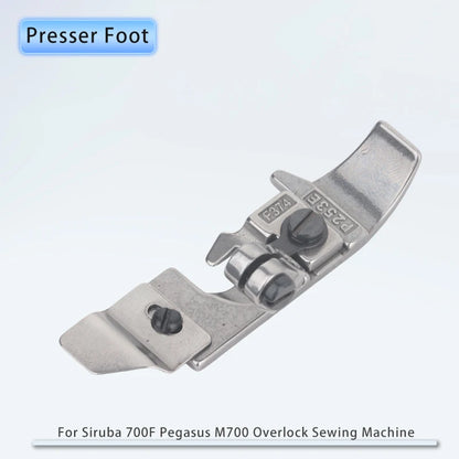 Presser Foot for Industrial Overlock Sewing Machine P253E/F374  201230C Siruba 700F Pegasus M700 Apparel Parts Accessories