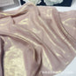 Elegant Retro Style Hanfu Sling Dress New Light Ultra-Thin 100% Polyester Chiffon 75D Weft Fabric with Bronzing Decorative Cloth