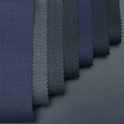Gorgeous STOCK Merino Wool Fabric Worsted Wool Fabric for Men Suits Twill