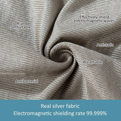 100% Silver Fiber Emf Knitted Fabric AntiBacterial Underwear Lining Anti Radiation Cloth EMF Protection Clothing for Healthy