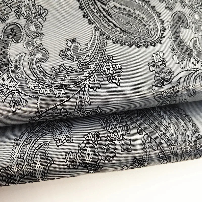 Factory Price 100% Polyester Custom Jacquard Fabric Customize Wholesale Jacquard Satin Fabric Suit Lining Fabric