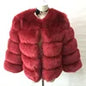Elegant Short Length Artificial Fur Jacket for Women to Stay Cozy and Stylish During Cold Weather Days