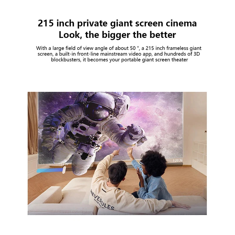 ROKID Max AR Smart Glasses 3D Game Viewing Glasses Portable Mobile Computer Screen Projection Non VR Glasses All in One Machine