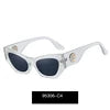 95306 New Shades Cateye Big Sun Glasses Women Sun Shades Eyewear 2022 Trendy Fashion Multicolor Oversize Sunglasses