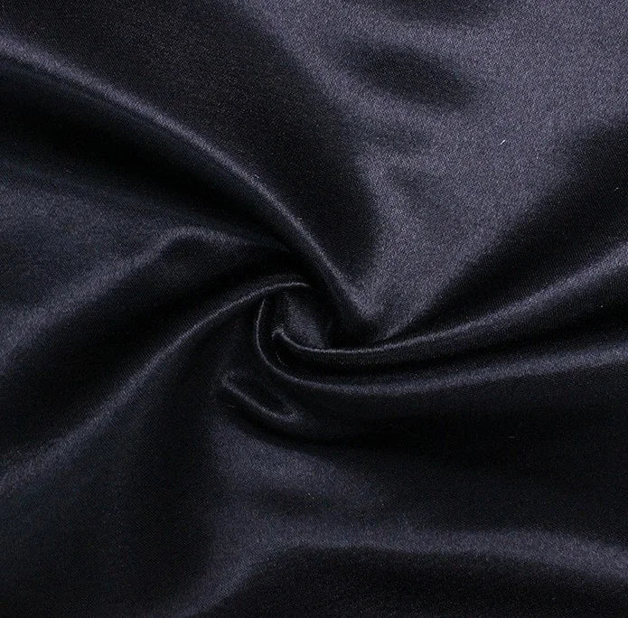Shiny Satin Slub Dupion Fabric 100% Polyester Quick Shipping 96 Colors in Stock for Girls' Long Dresses and Curtains