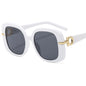 2024 New Arrival Fashion Full Rim Big Square Frame Shades Sunglasses Women Pc Uv400 Sunglasses Sun Glasses