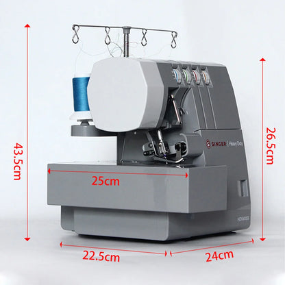 SINGER HD0405S Household Four-Line Thick Eating Sewing Machine High-Power Multifunctional Overlock Used Sewing Machine
