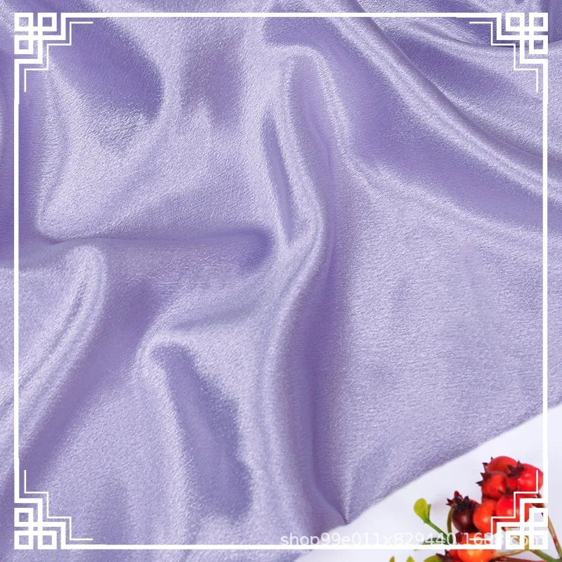 Crystal Satin Shinny Silk Fabric for Women's Stage Baseball Dress Fabric