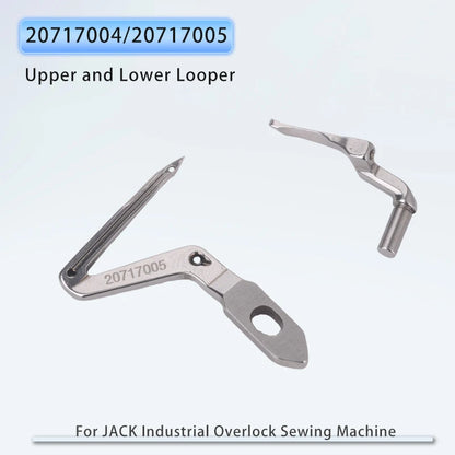 20717004 20717005 Upper and Lower Looper for JACK JK-798 JK-798D JK-798E C3 C4 C5 E4 E4S Industrial Overlock Sewing Machine