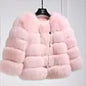 Elegant Short Length Artificial Fur Jacket for Women to Stay Cozy and Stylish During Cold Weather Days