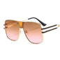 Retro Fashion Steampunk Metal Shades Sunglasses Sun Glasses Oversize Sunglasses Women and Men