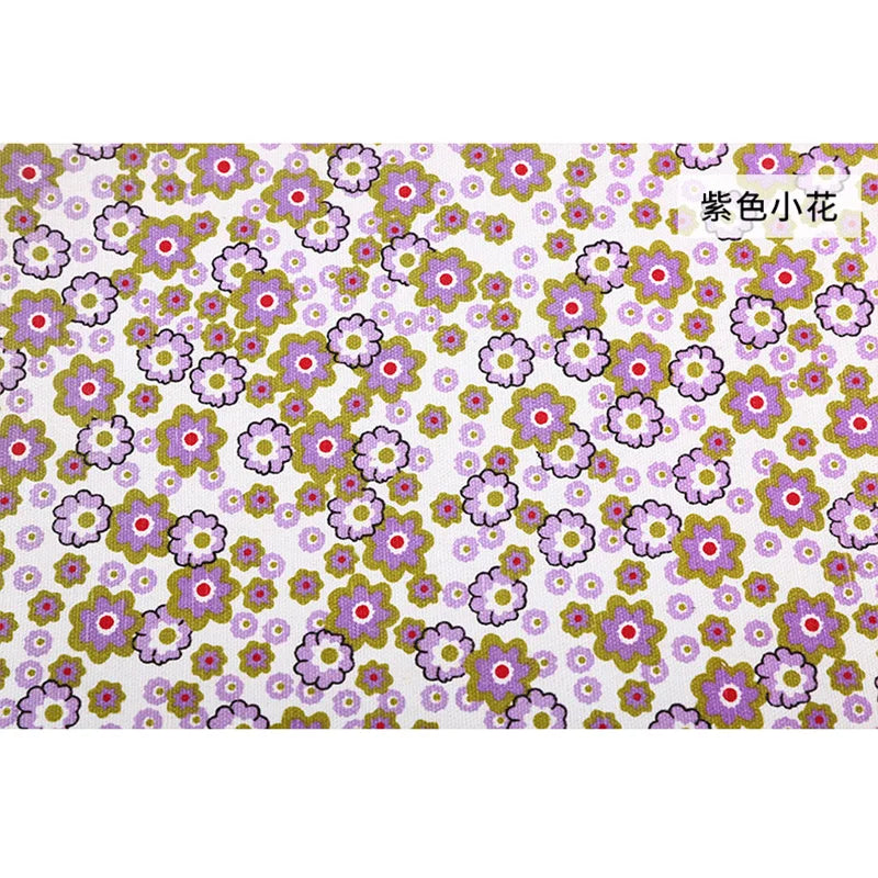 Wholesale Plant Printed Canvas Fabric for Luggage Tablecloths Curtains Sofas Sewing High-quality Thickened 10oz390G Canvas Cloth