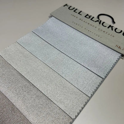 Low Price 100% Blackout Curtain Fabric Composite Linen Look Black Out Fabric for Curtains and Drapes