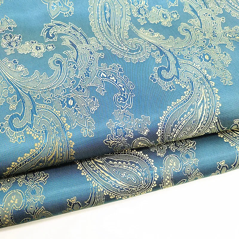 Factory Price 100% Polyester Custom Jacquard Fabric Customize Wholesale Jacquard Satin Fabric Suit Lining Fabric