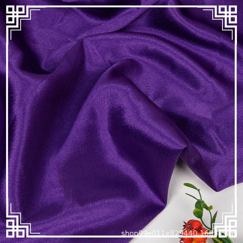 Crystal Satin Shinny Silk Fabric for Women's Stage Baseball Dress Fabric