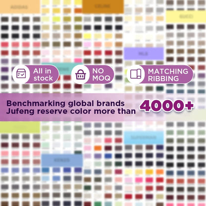 Jufeng Baseball Jacket 460gsm Heavyweight CVC Fabric Textile Fabric for Sports Outdoor 85% Cotton 15% Polyester Brushed Knitted Winter