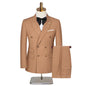 Men's Suit (Blazer+Vest+Trousers) Fashionable Gentleman Business Double-breasted British-style Banquet Host Casual Wedding Suit